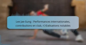 Lee Jae-Sung : Performances internationales, contributions en club, réalisations notables